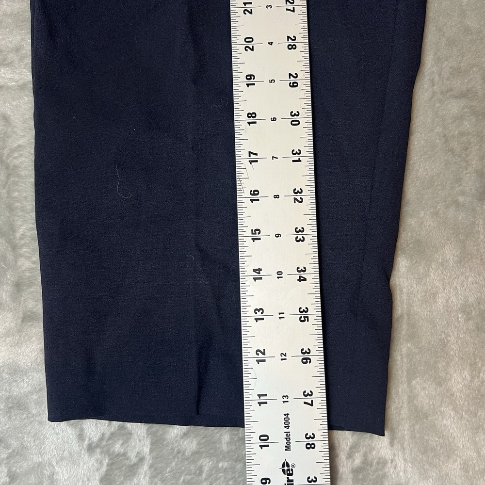 Women's Ellen Tracy Betty Slim Ankle Navy Blue Pants Size 14W - Picture 5 of 8